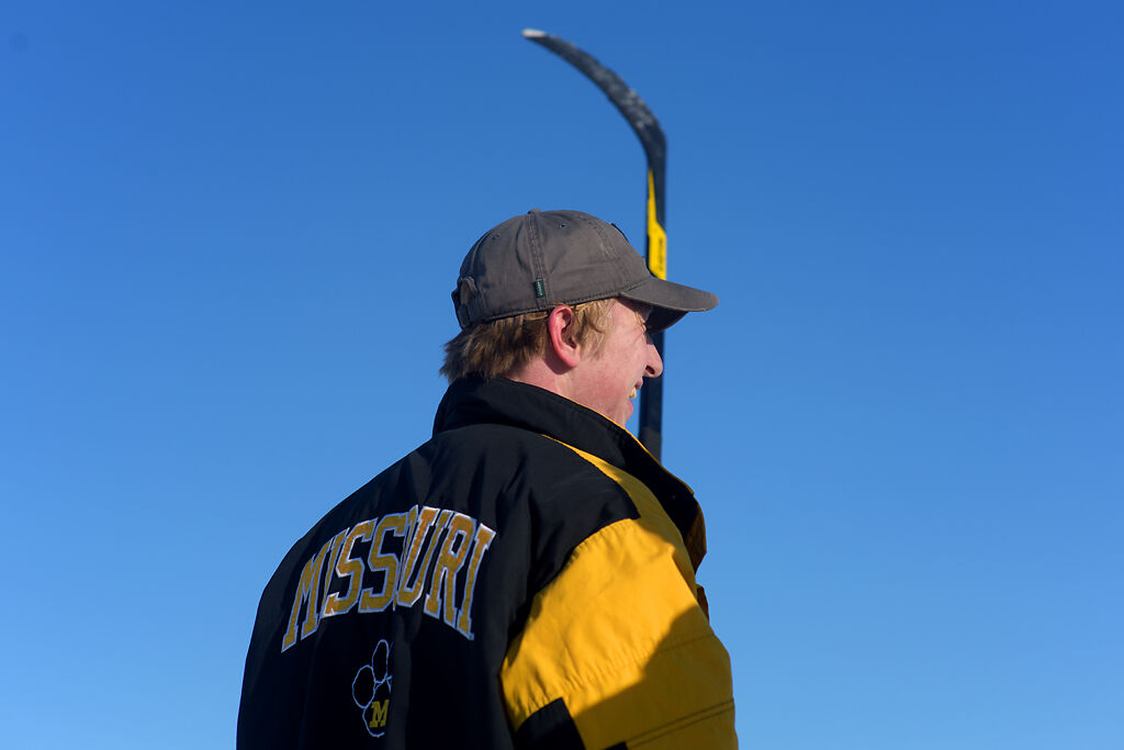 MU sophomore Sean Laveau laughs
